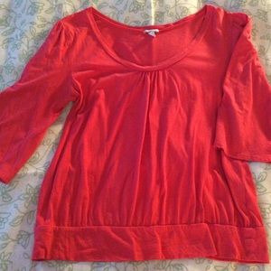 Orange 3/4 Sleeve Tee